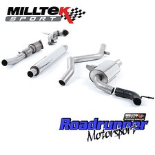 Milltek Megane RS250 RS265 CUP Exhaust System Resonated 3" & Sports Cat SSXRN417