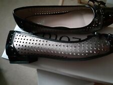 LOTUS Pewter/Black Leather Shoes Size 5 (used) worn once immaculate condition