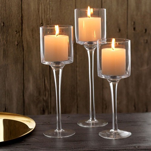 Wedding candles holder tall - wedding,