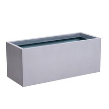 Silver zinc metal - metal, trough