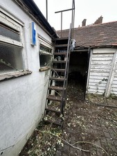 Metal fire escape stairs - metal,