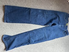 Draggin Motorcycle Jeans, Kevlar Lining, Men’s Size 34 Waist, 32 Leg, Blue Denim