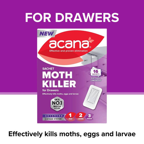 Acana moth killer sachets - moth,