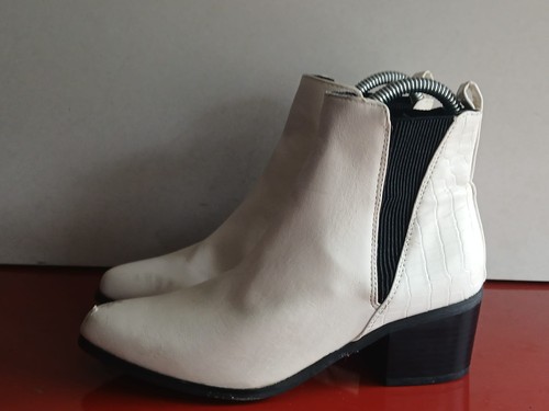 Ladies cream leather - tu,