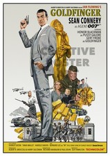 Goldfinger poster james bond - goldfinger,