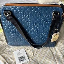 ☀️?ORLA KIELY FLOWER STEM EMBOSSED LEATHER JEANETTE SUNSHINE BAG WITH TAGS?☀️