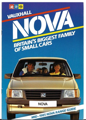 Vauxhall nova 1985 - vauxhall,