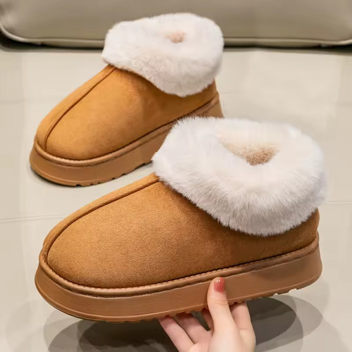 Ladies women fur lined flat - ladies,