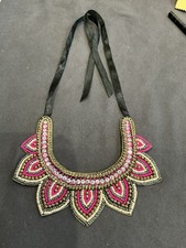 Boho Beaded Bib Collar