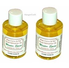 2X15ml Winter Spice Scent Pine Cone  Pot Pourri Fragrance Oil Milford Collection