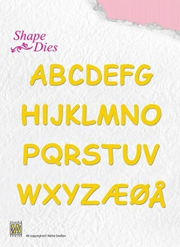 Alphabet cutting die - alphabet,