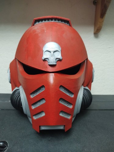 Print space marine helmet - print,