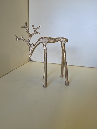 Brass deer jewelry holder stag - brass,