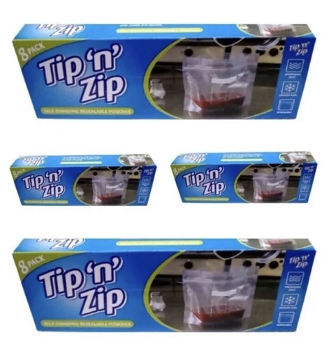 Tip zip pouches standing - 48,