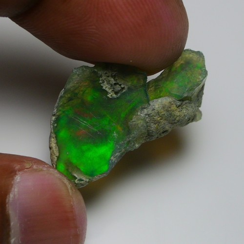 Natural black opal rough - 14.ct,
