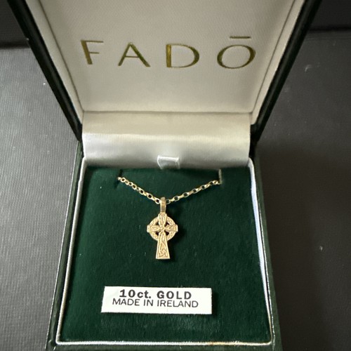 Celtic cross fado 10ct - by,