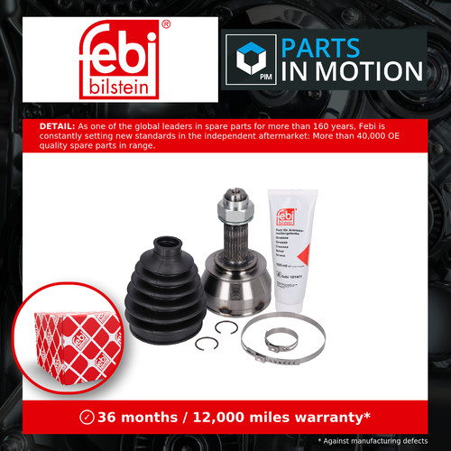 Joint front outer 185852 - cv,