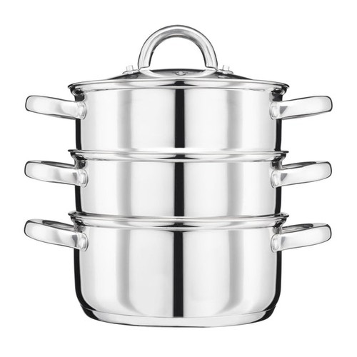 Stainless steel steamer - steel,