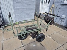 Carp Triporter With Korda Compac Dark Kamo Bags And An Extra Wheel