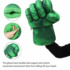 Kids Green Superhero Gloves