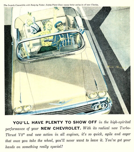 1958 chevrolet impala bel - impala, air