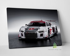 Sports Audi Racing Car Canvas