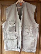 Result Workguard gilet, hunting waistcoat, pockets, 2XL, beige, new without tag