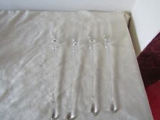 Modern Set of 4 Plain Glass Champagne Flutes Glasses Spares Etc For Jug