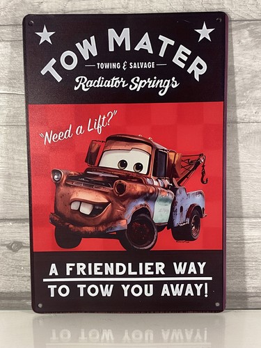 Novelty metal sign tow - novelty,
