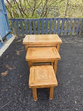 Nest of Tables 3 Solid Oak