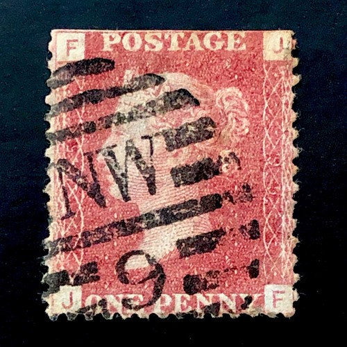 1864 stamp penny red - 1864, gb