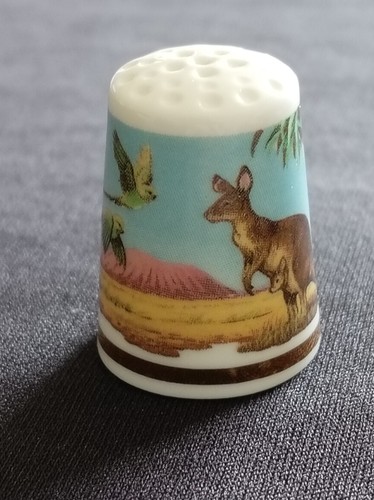 Kangaroo thimble impress - kangaroo,