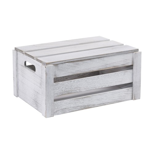 Wooden crate with handles and - with,