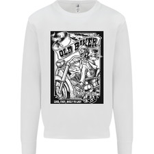 Old Biker Loud Fast Built to Last Motorbike Mens Sweatshirt Jumper