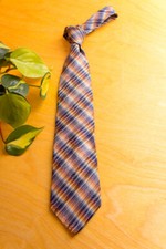 Sale Vintage Tie 100% Silk MISSONI Colorful Stripes Zigzag Pattern