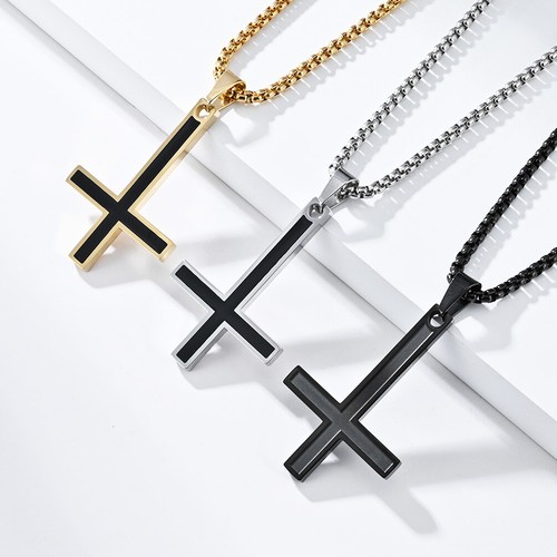 Men women satanic cross - men,