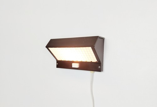 Vintage brutalist wall - , lamp