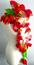 Hand Felted -ART Scarf /wool