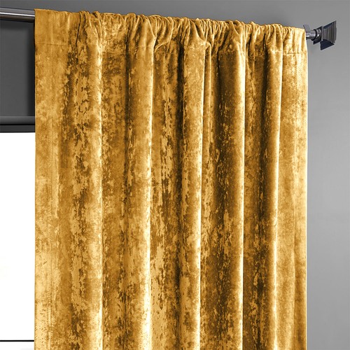 Velvet curtains rod pocket - velvet,