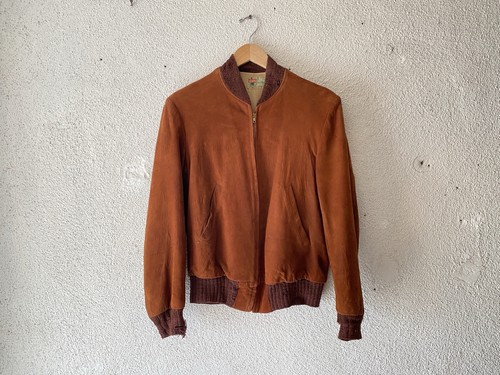 1950s vtg levis cognac suede - cognac,
