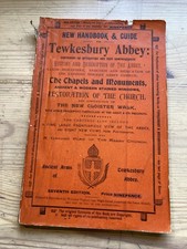 Early 20th c. Guide Booklet to Tewkesbury Abbey