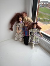 1/12 dolls house furniture job lot bundle accessories porcelain family girl boy