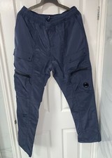Men’s CP Company Chrome Shimmer Nylon Cargos Joggers Pants - Size 54