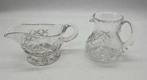 Vintage crystal cut glass - crystal,