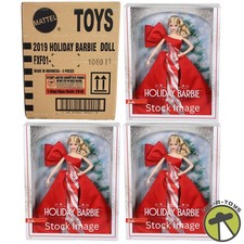 Lot of 3 2019 Holiday Barbie