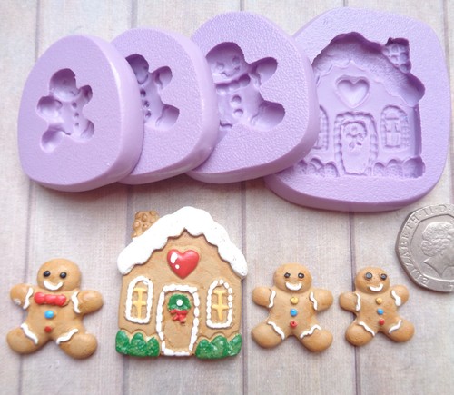 Mini craft moulds - 4x,