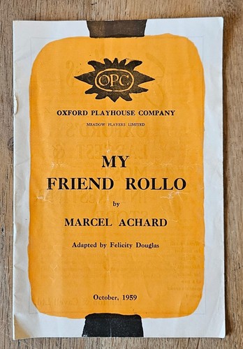 1959 oxford playhouse - playhouse, my