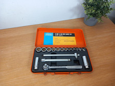 Draper D-18AF 3/8" Square Drive 18 Piece AF Vintage Socket Set - Made In Japan