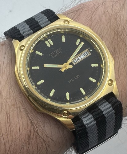 Vintage citizen gold tone - vintage,