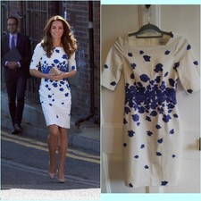 LK Bennett Lara Blue Poppy